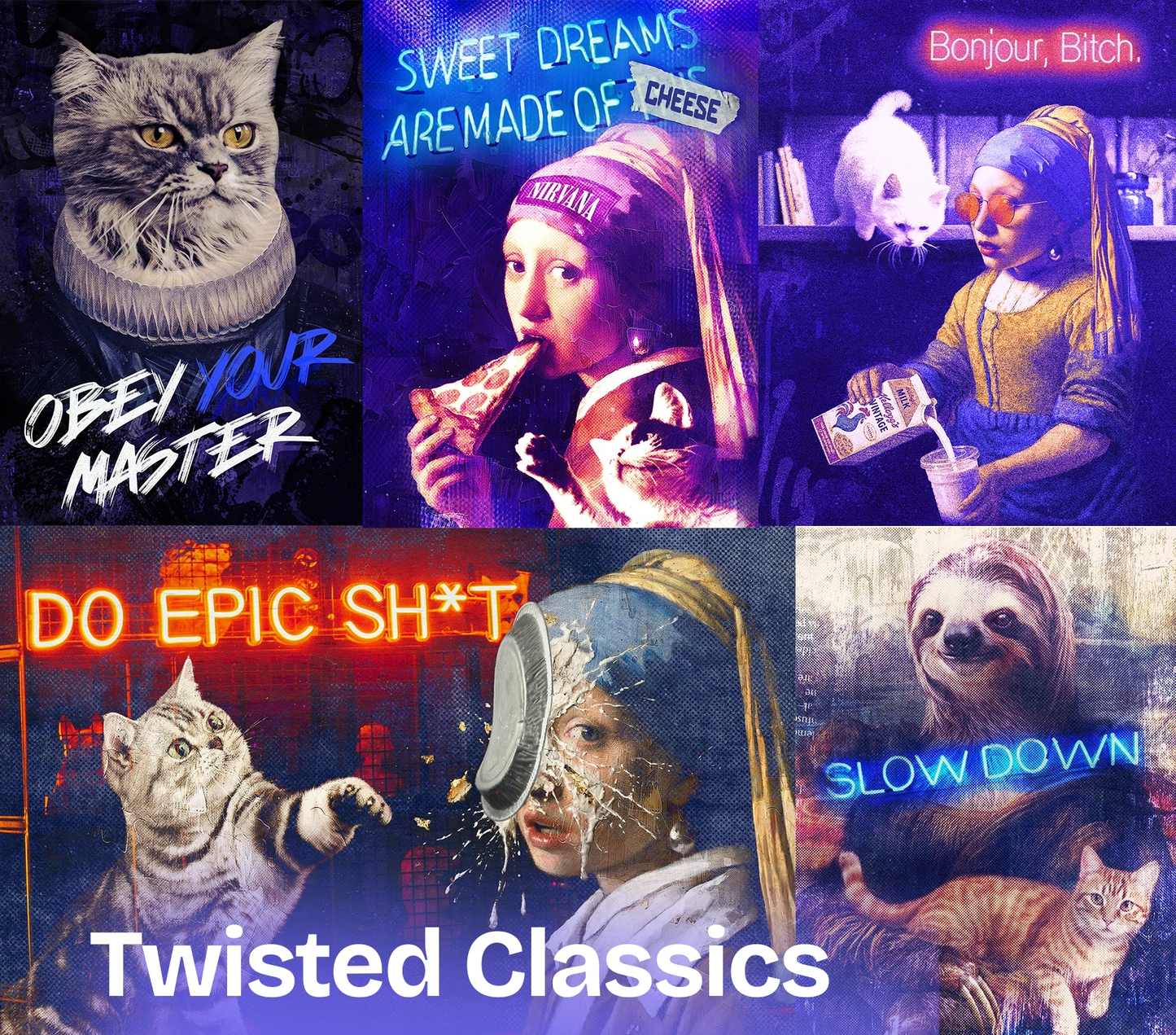 Custom cat art