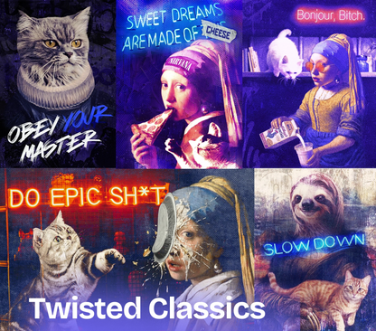Custom cat art