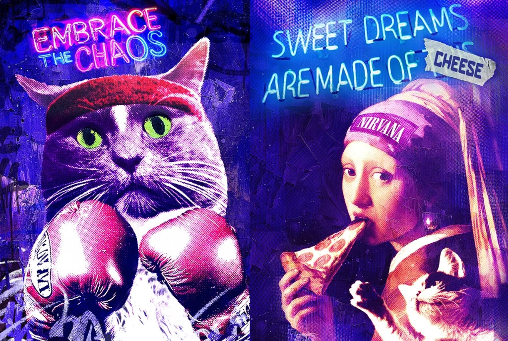 Custom cat art