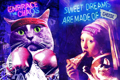 Custom cat art